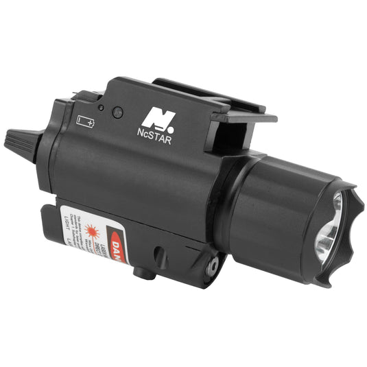 NCSTAR 200L FLASHLIGHT W/ RED LASER - NSTARAQPFLS - Marksmans Corner