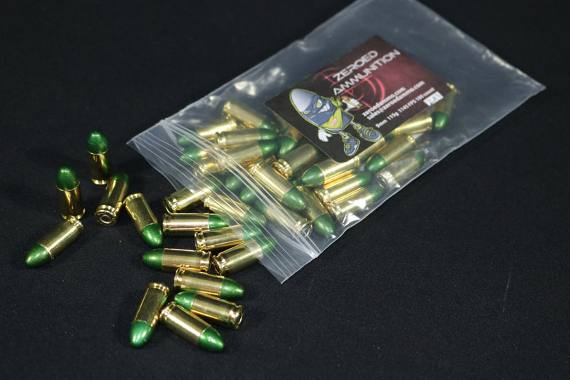 Load image into Gallery viewer, 9mm 115g Coated Bullet - 1,000 Rounds - ZA-C9G115-1000 - Marksmans Corner
