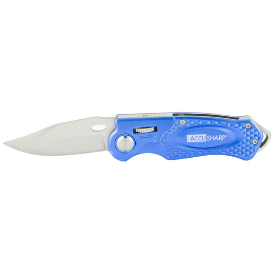 ACCUSHARP SPORT KNIFE BLU - ACC701C - Marksmans Corner