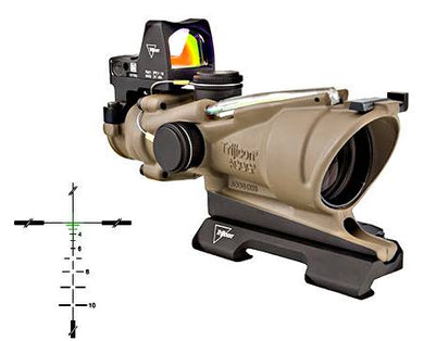 ACOG 4X32 FDE BAL GREEN 5.56MM - TRTA31D100554 - Marksmans Corner