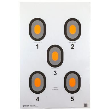 ACTION TGT ORG CENTER 5 BLSEYE 100PK - ACT530-OC-100 - Marksmans Corner