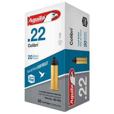 AGUILA 22LR COLIBRI 20GR 50/1000 - AGA1B220337 - Marksmans Corner