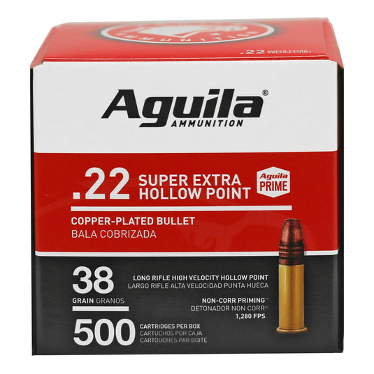 AGUILA 22LR HV HP 38 GR 500 PACK - AGA1B221118 - Marksmans Corner