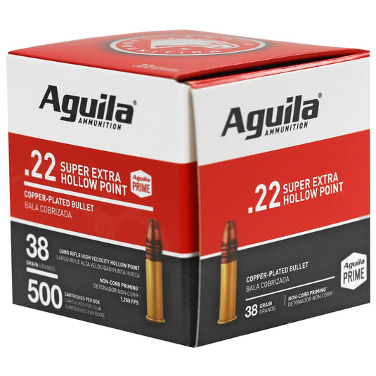 AGUILA 22LR HV HP 38 GR 500 PACK - AGA1B221118 - Marksmans Corner