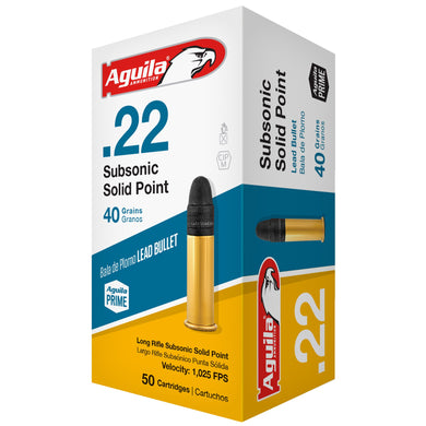 AGUILA 22LR SUBSONIC 40GR 50/1000 - AGA1B220269 - Marksmans Corner