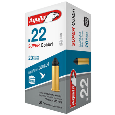 AGUILA 22LR SUP COLIBRI 20GR 50/1000 - AGA1B220339 - Marksmans Corner