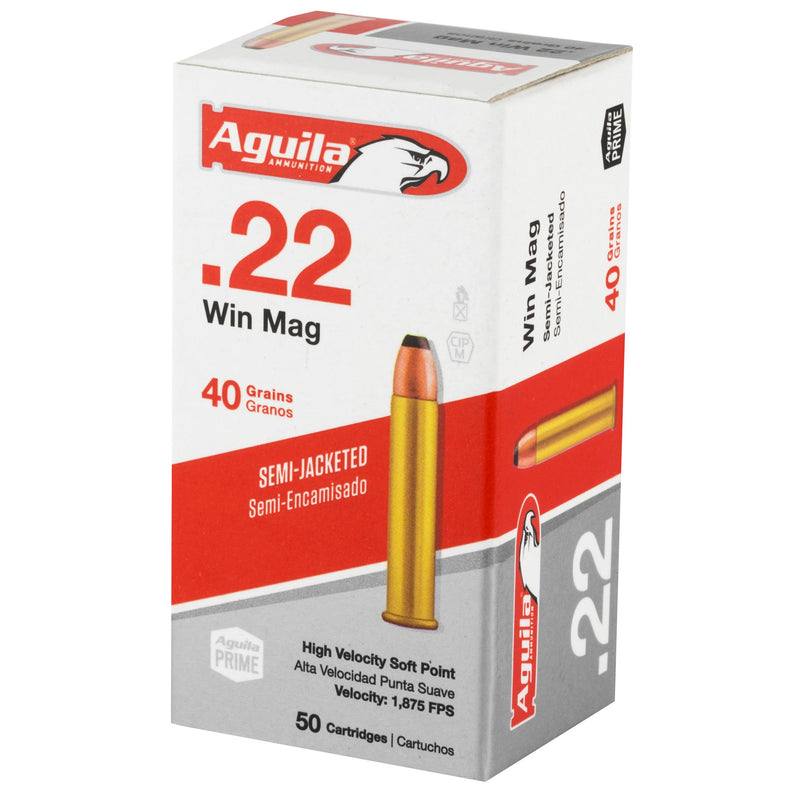 Load image into Gallery viewer, AGUILA 22WMR 40GR SP 50/1000 - AGA1B222401 - Marksmans Corner
