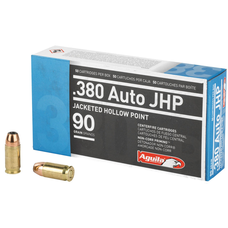 Load image into Gallery viewer, AGUILA 380ACP 90GR JHP 50/500 - AGA1E802112 - Marksmans Corner
