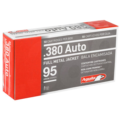 AGUILA 380ACP 95GR FMJ 50/1000 - AGA1E802110 - Marksmans Corner