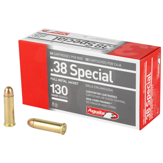 AGUILA 38SPL 130GR FMJ 50/1000 - AGA1E382521 - Marksmans Corner