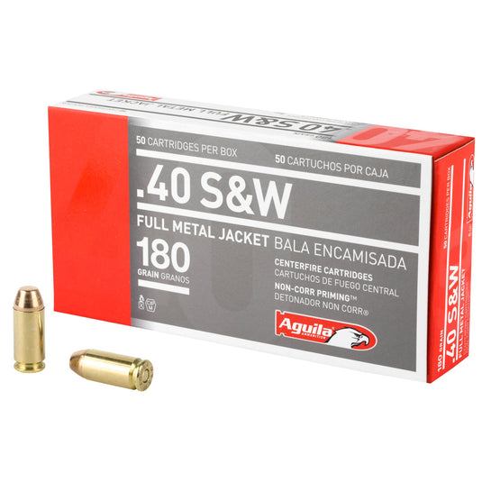 AGUILA 40SW 180GR FMJ 50/1000 - AGA1E402110 - Marksmans Corner