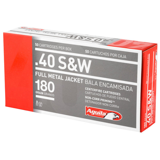 AGUILA 40SW 180GR FMJ 50/1000 - AGA1E402110 - Marksmans Corner