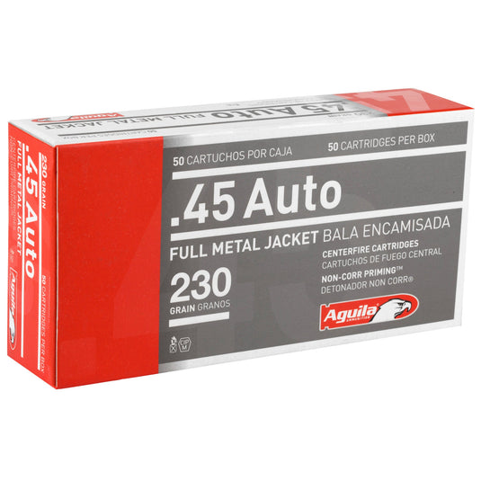 AGUILA 45ACP 230GR FMJ 50/1000 - AGA1E452110 - Marksmans Corner