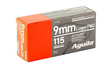 AGUILA 9MM 115GR FMJ 50/1000 - AGA1E097704-N - Marksmans Corner