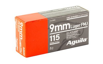 Load image into Gallery viewer, AGUILA 9MM 115GR FMJ 50/1000 - AGA1E097704-N - Marksmans Corner
