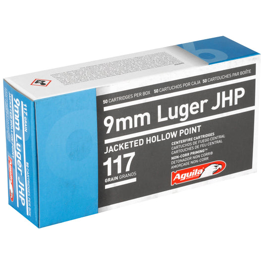 AGUILA 9MM 117GR JHP 50/500 - AGA1E092112 - Marksmans Corner