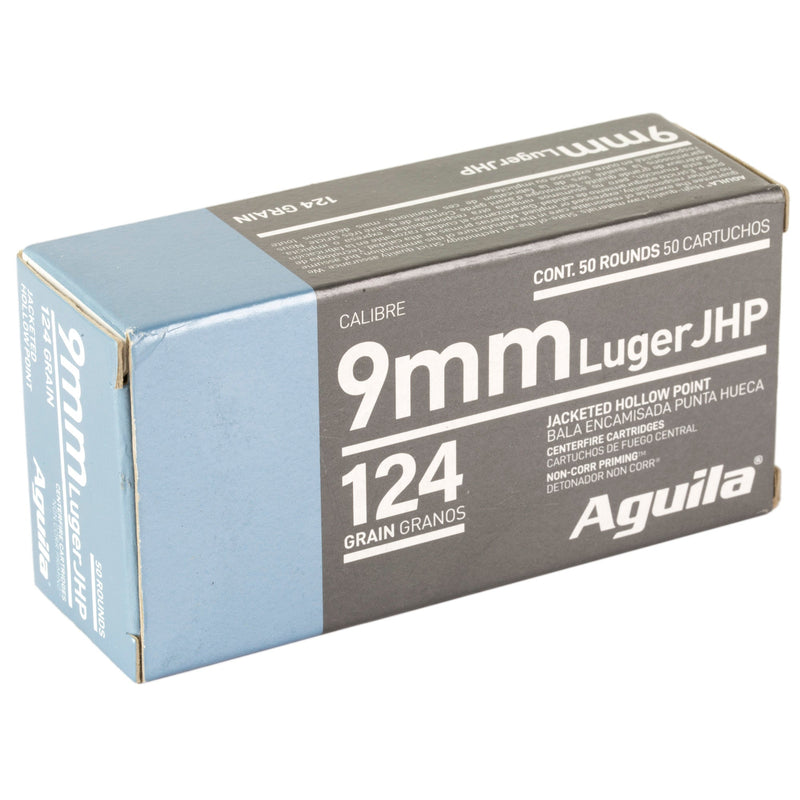 Load image into Gallery viewer, AGUILA 9MM 124GR JHP 50/500 - AGA1E092125 - Marksmans Corner
