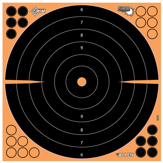 ALLEN EZ AIM 16X16 BULLSEYE 5PK - ALN15227 - Marksmans Corner