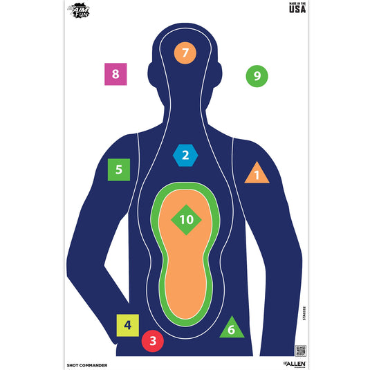 ALLEN EZ AIM 23X35 SHT COM SILH 3PK - ALN15654 - Marksmans Corner