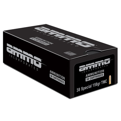 AMMO INC 38 SPEC 158GR TMC 50/1000 - AMI38158TMC - Marksmans Corner