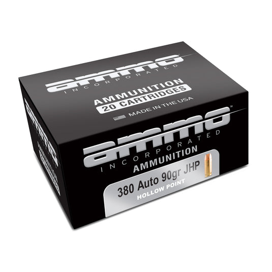 AMMO INC 380ACP 90GR XTP JHP 20/200 - AMI380090JHP - Marksmans Corner