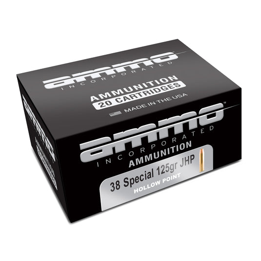 AMMO INC. 38SPL 125GR XTP JHP 20/200 - AMI38125JHP - Marksmans Corner