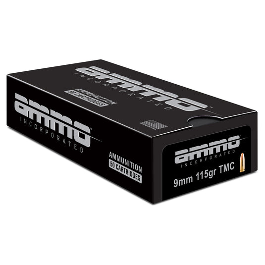 AMMO INC 9MM 115GR TMC 50/1000 - AMI9115TMC - Marksmans Corner