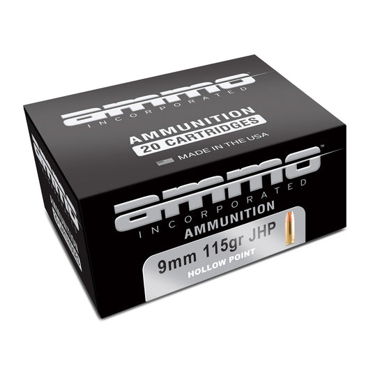 AMMO INC 9MM 115GR XTP JHP 20/200 - AMI9115JHP - Marksmans Corner