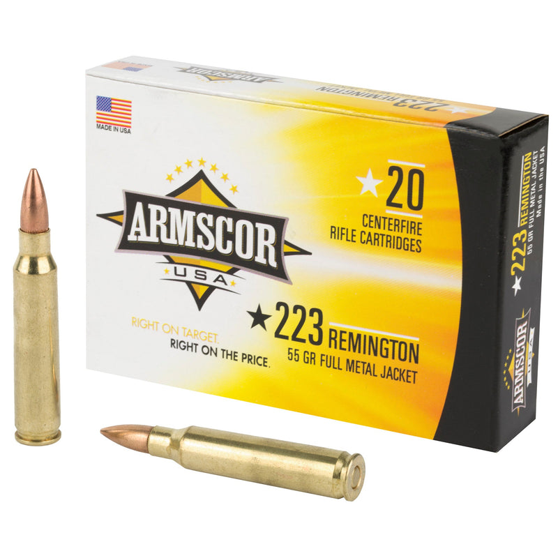 Load image into Gallery viewer, ARMSCOR 223REM 55GR FMJ 20/1000 - ARMFAC223-1N - Marksmans Corner
