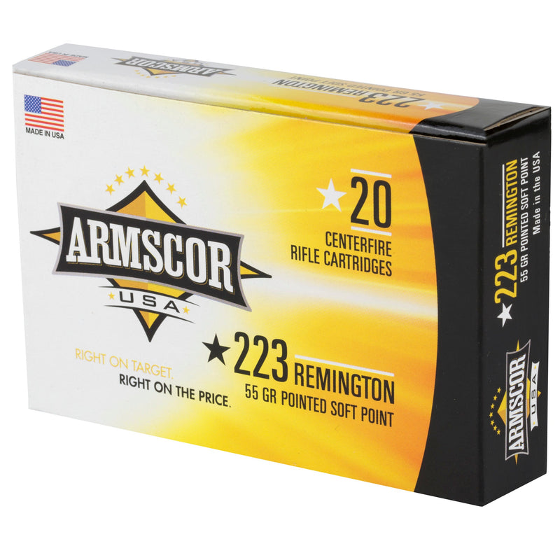 Load image into Gallery viewer, ARMSCOR 223REM 55GR PSP 20/1000 - ARMAC223-2N - Marksmans Corner
