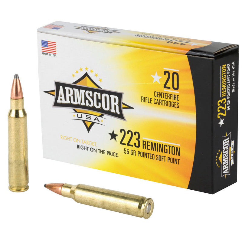 Load image into Gallery viewer, ARMSCOR 223REM 55GR PSP 20/1000 - ARMAC223-2N - Marksmans Corner
