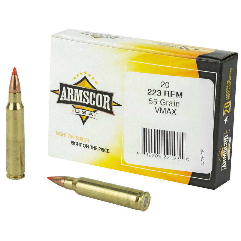 Load image into Gallery viewer, ARMSCOR 223REM 55GR VMAX 20/1000 - ARMAC223-5N - Marksmans Corner
