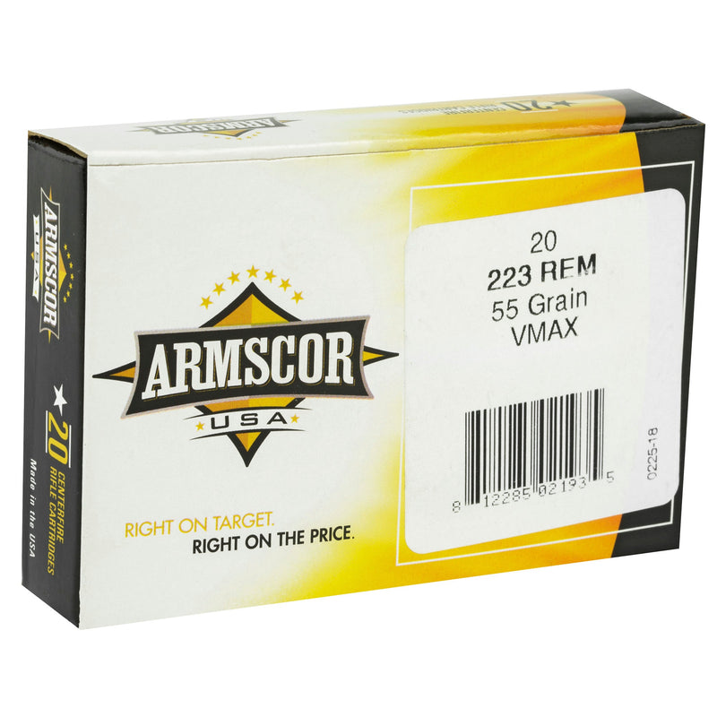 Load image into Gallery viewer, ARMSCOR 223REM 55GR VMAX 20/1000 - ARMAC223-5N - Marksmans Corner
