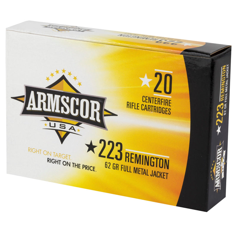 Load image into Gallery viewer, ARMSCOR 223REM 62GR FMJ 20/1000 - ARMFAC223-8N - Marksmans Corner
