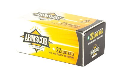 ARMSCOR 22LR HVHP 36GR 50/5000 - ARM50309 - Marksmans Corner