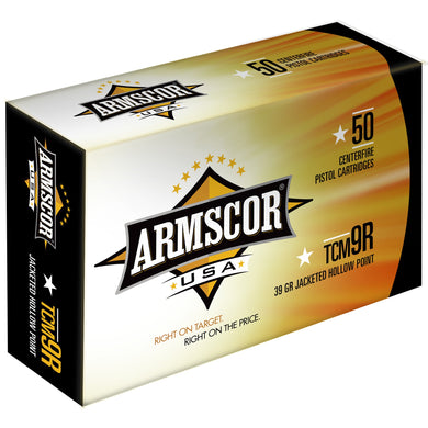 ARMSCOR 22TCM9R 39GR JHP 50/1000 - ARMFAC22TCMNR-1N - Marksmans Corner