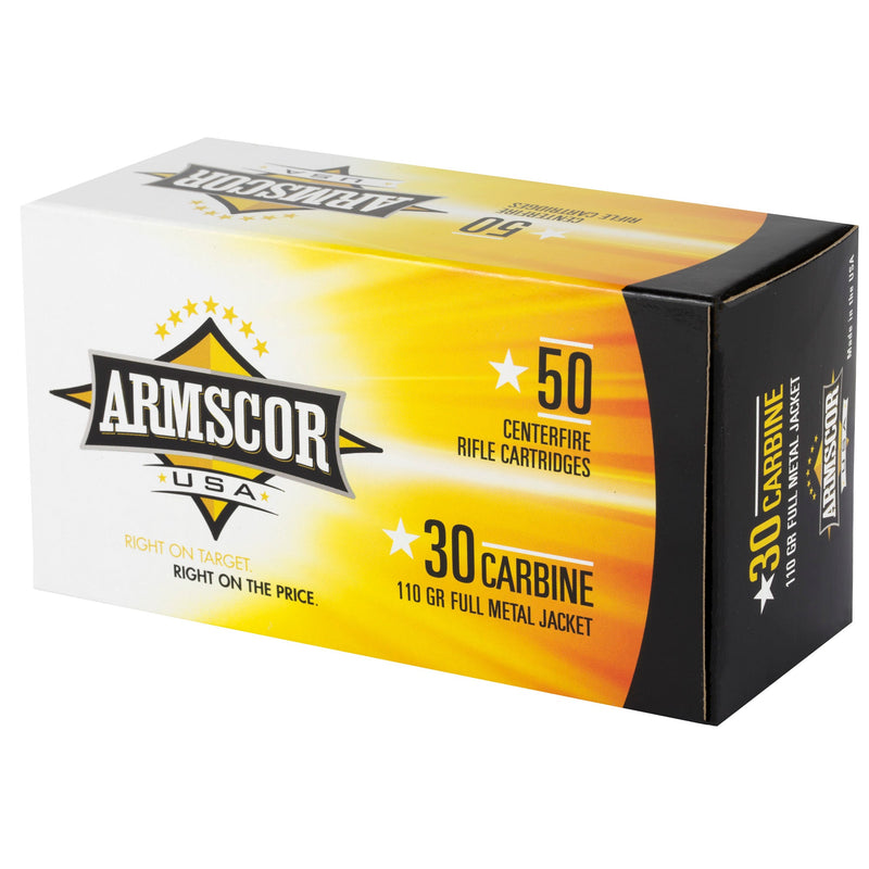 Load image into Gallery viewer, ARMSCOR 30CARB 110GR FMJ 50/1000 - ARMFAC30C-1N - Marksmans Corner
