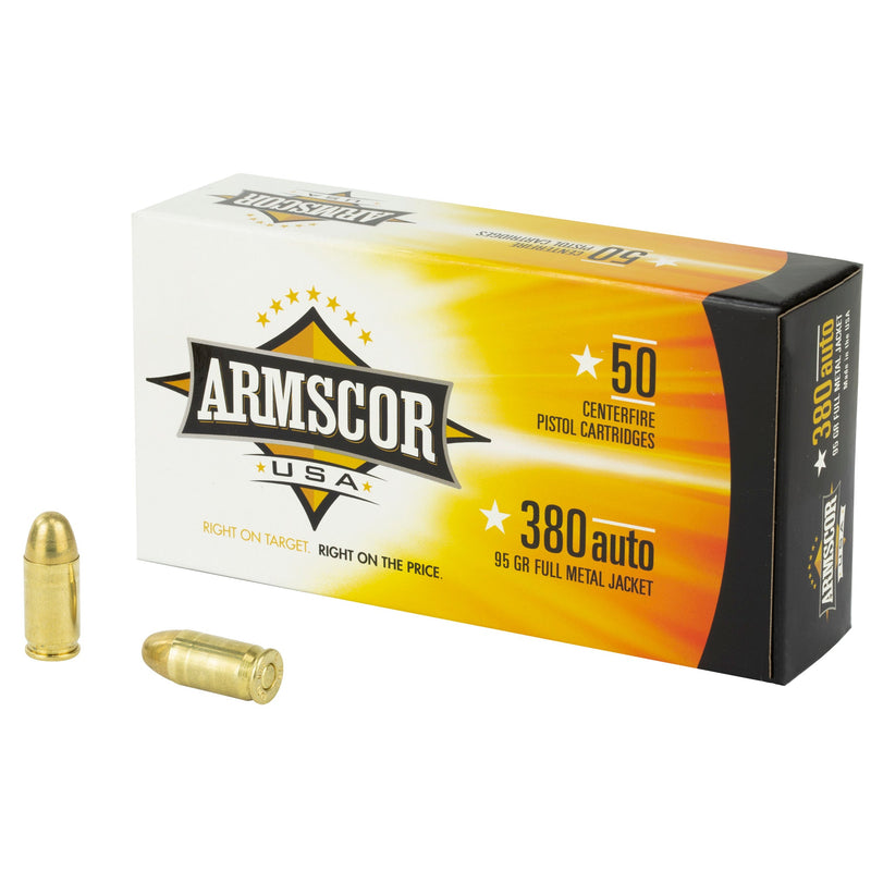 Load image into Gallery viewer, ARMSCOR 380ACP 95GR FMJ 50/1000 - ARMFAC380-2N - Marksmans Corner
