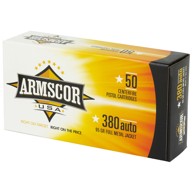 Load image into Gallery viewer, ARMSCOR 380ACP 95GR FMJ 50/1000 - ARMFAC380-2N - Marksmans Corner
