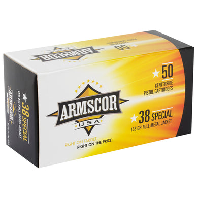 ARMSCOR 38SPL 158GR FMJ 50/1000 - ARMFAC38-17N - Marksmans Corner