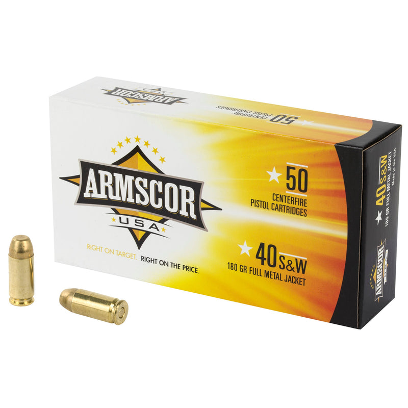 Load image into Gallery viewer, ARMSCOR 40SW 180GR FMJ 50/1000 - ARMFAC40-2N - Marksmans Corner
