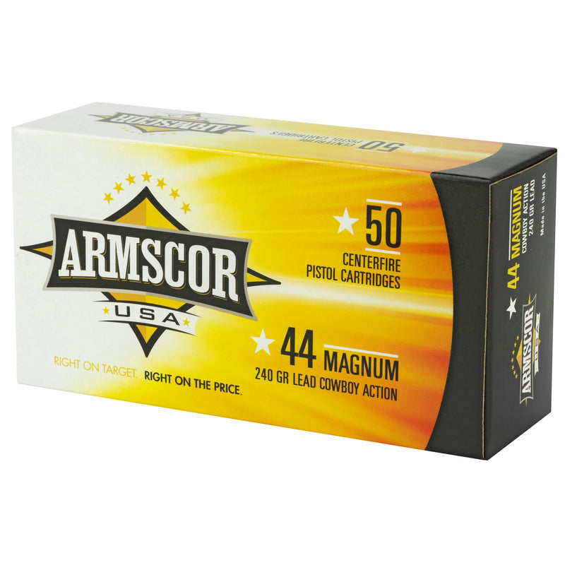 Load image into Gallery viewer, ARMSCOR 44MAG 240GR SWC 50/400 - ARMFAC44M-1N - Marksmans Corner
