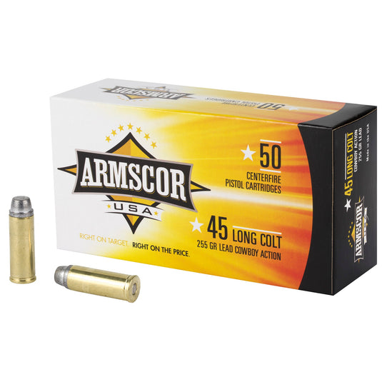 ARMSCOR 45LC 255GR LEAD 50/400 - ARMFAC45LC-1N - Marksmans Corner