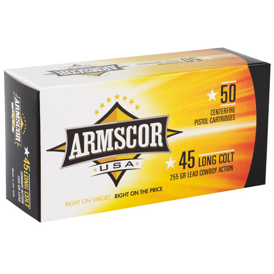 ARMSCOR 45LC 255GR LEAD 50/400 - ARMFAC45LC-1N - Marksmans Corner