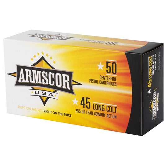 ARMSCOR 45LC 255GR LEAD 50/400 - ARMFAC45LC-1N - Marksmans Corner