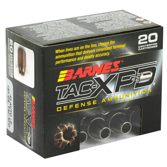 BARNES TAC-XPD 45ACP 185GR HP 20/200 - BB21555 - Marksmans Corner