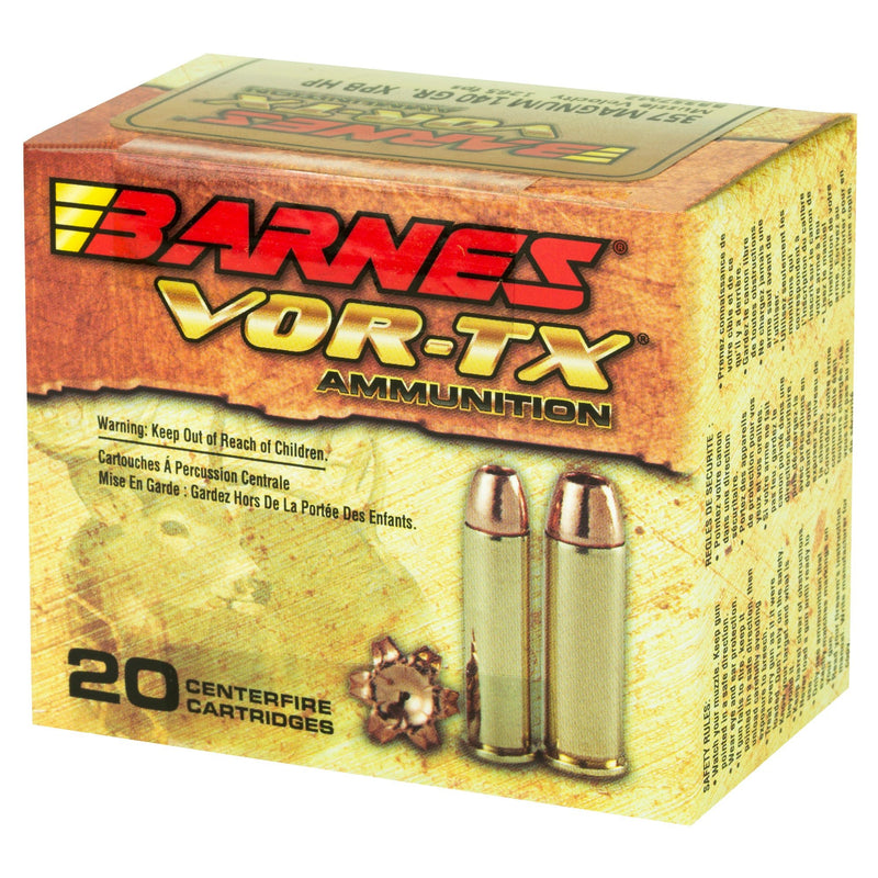 Load image into Gallery viewer, BARNES VOR-TX 357MAG 140GR XPB 20/ - BB357M2 - Marksmans Corner
