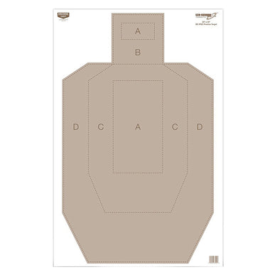 B/C EZE-SCORER IPSC TGT 100-23X35 - BC37025 - Marksmans Corner