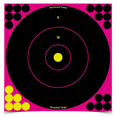 B/C SHT-N-C RND BULLSEYE TGT 5-12 P - BC34027 - Marksmans Corner