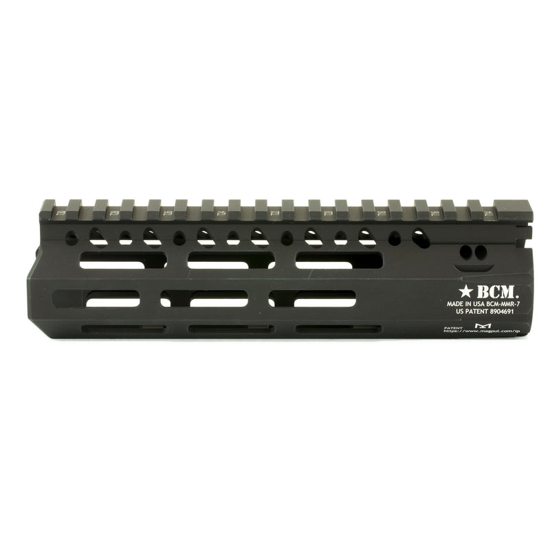 Load image into Gallery viewer, BCM GUNFTR MCMR RAIL 556 7 BLK MLOK - BCM-MCMR-7-556-BLK - Marksmans Corner
